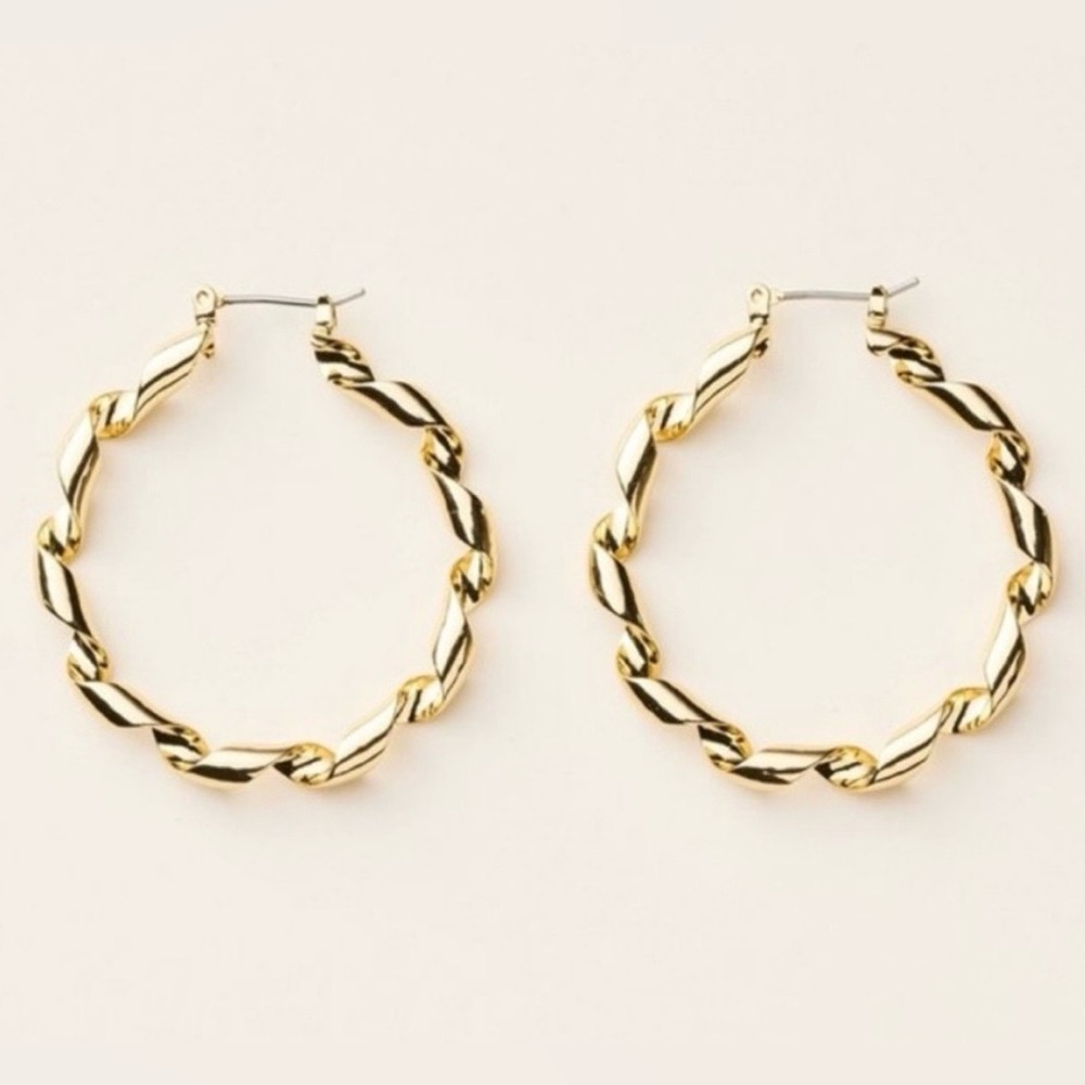 kate spade Gold and Silver Twisted Earrings